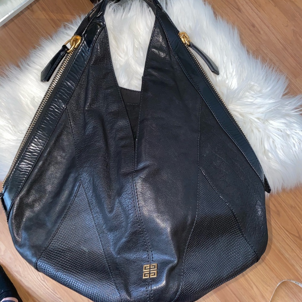Givenchy black leather handbag